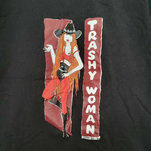 Vintage Trashy Woman western T-shirt - Picture 2 of 4